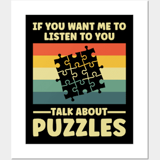 Jigsaw Puzzles Funny Talk about Puzzles Posters and Art